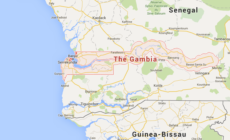 Gambia Map